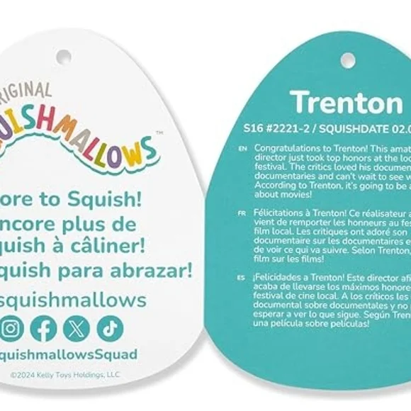 Squishmallows Original 16" Trenton Praying Mantis - Picture 5 of 6